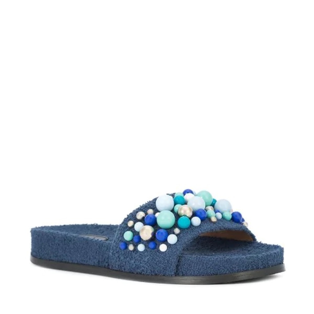 Aquazzura Bon Bon embellished slides